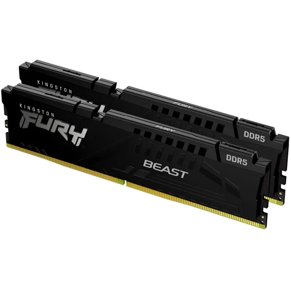 Kingston FURY Beast Black DDR5 64GB 5200MT/s CL40 DIMM (2x32GB) XMP - Operační paměti - Obrázek CYAY600301