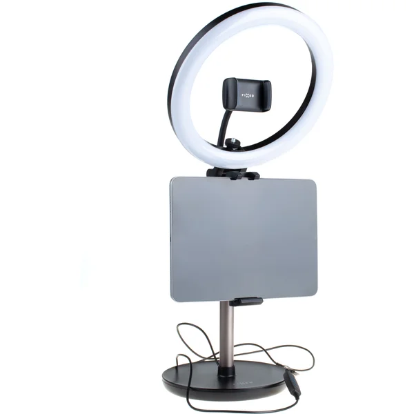 FIXED LEDRing stativ s kruhovým LED svítidlem a 1/4" šroubem černý - Držáky - Obrázek CZ7V600301