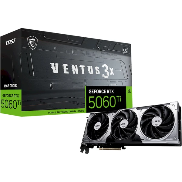MSI NVIDIA GeForce RTX 5060 Ti 16G VENTUS 3X OC - Grafické karty - Obrázek D05E000O01
