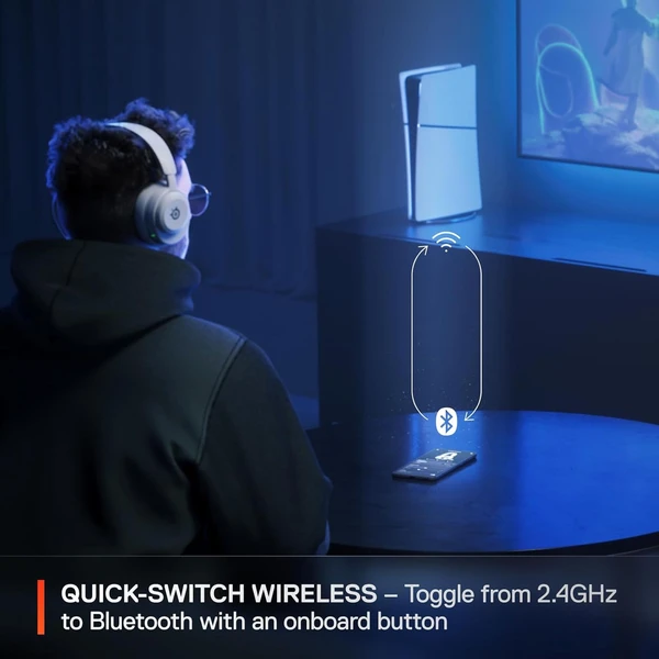 SteelSeries Arctis Nova 5 herní sluchátka bílá - Sluchátka - Obrázek D0A8000O01