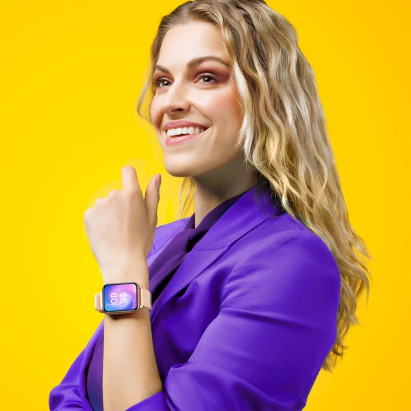 Niceboy Watch Lite 4 Rose chytré hodinky růžově zlaté - Chytré hodinky - Obrázek D0B9000O01