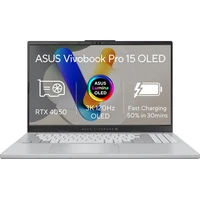 ASUS Vivobook Pro 15 OLED (N6506CU-OLED013X) RTX 4050 stříbrný  - Notebooky