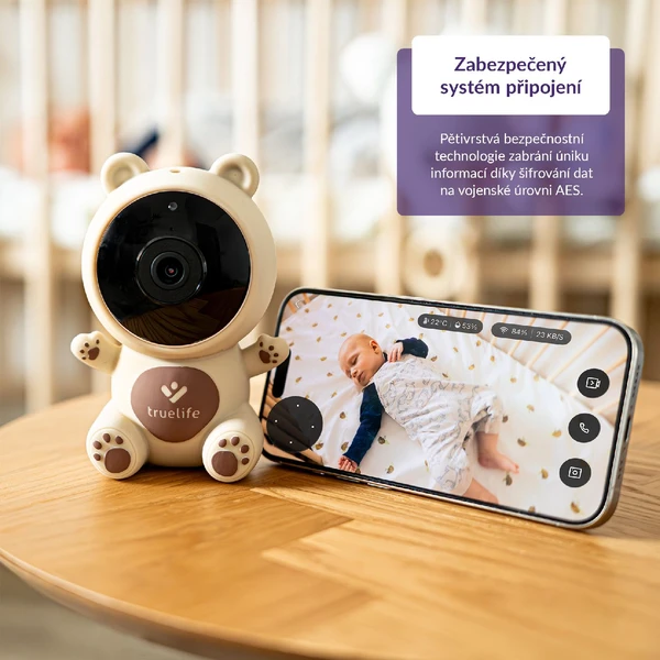 TrueLife NannyCam S3 Smart dětská chůvička - Kamery - Obrázek D0M7000P01