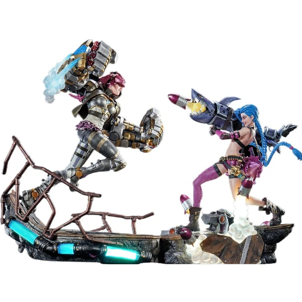 Soška PureArts League of Legends - Jinx & Vi 1/6 Scale Statue Bundle - Sochy a sošky - Obrázek D0Q7000J01