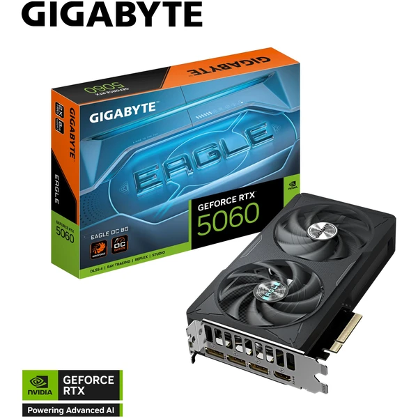 GIGABYTE NVIDIA GeForce RTX 5060 EAGLE OC 8G - Grafické karty - Obrázek D0XE000P01