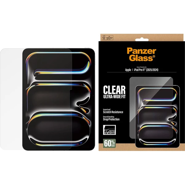 PanzerGlass® Sklo s instalačním rámečkem Apple iPad Pro 11" (2024/2025) - Ochranné folie a skla - Obrázek D0XL000K01