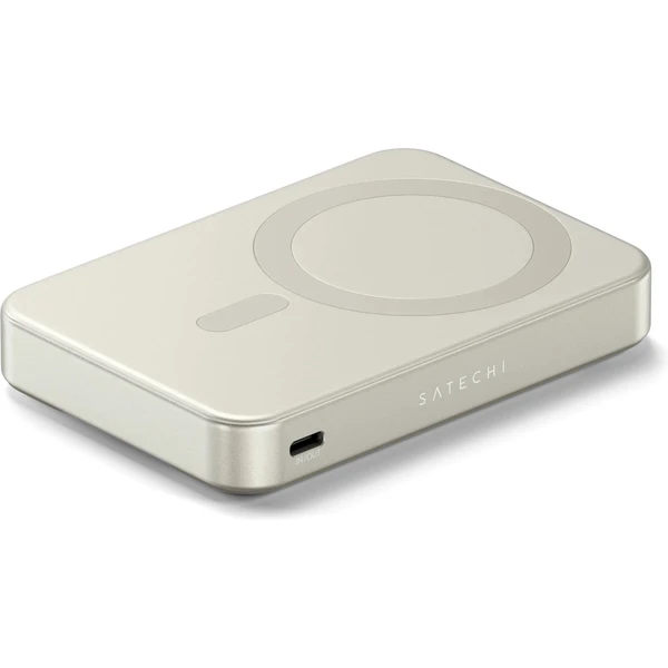 Satechi Qi2/MagSafe 5K magnetická powerbanka se stojánkem béžová - Powerbanky - Obrázek D0ZI000K01