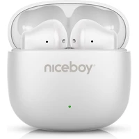 Niceboy Beans 4 POP Arctic bezdrátová sluchátka bílá - Sluchátka