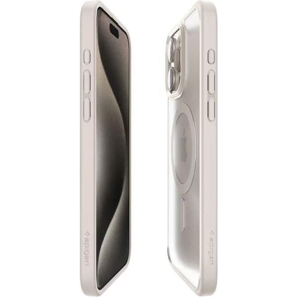Spigen Ultra Hybrid MagSafe iPhone 15 Pro béžový - Pouzdra - Obrázek D1B2000N01