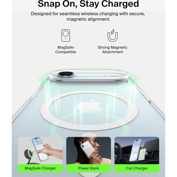 Belkin SheerForce MagSafe kryt iPhone Air čirý - Pouzdra - Obrázek D1CN000K01