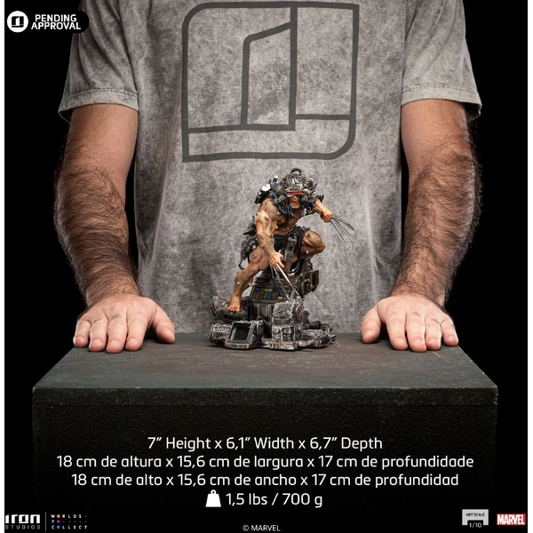 Soška Iron Studios Art Scale 1/10 Marvel Comics - Weapon X Wolverine (50th Anniversary) - Sochy a sošky - Obrázek D1M7000J01