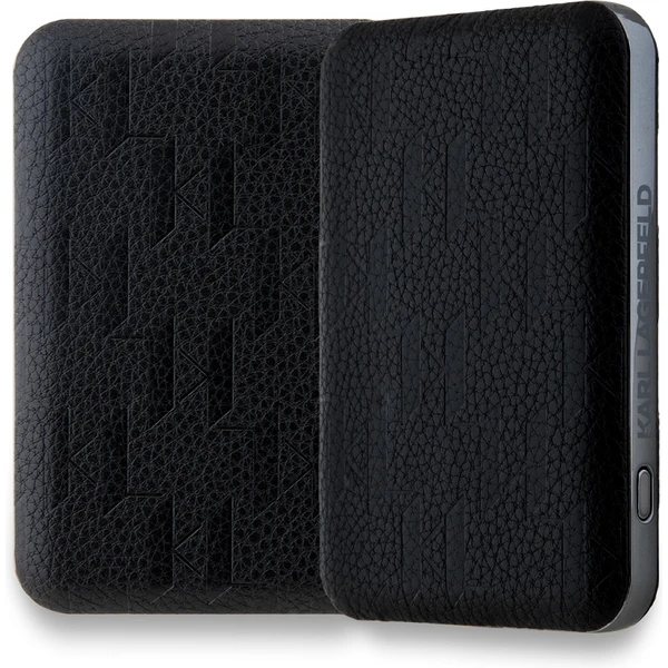 Karl Lagerfeld Embossed K&CH Heads MagSafe Powerbanka 5000mAh černá - Powerbanky - Obrázek D1N5000J01