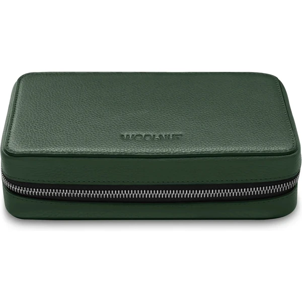 Woolnut kožený Tech Organizér tmavě zelený - Organizéry - Obrázek D1Q4000701