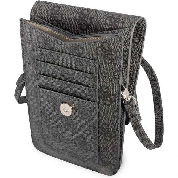 Guess PU 4G Triangle Logo Phone Bag černý - Pouzdra - Obrázek D1RC100501