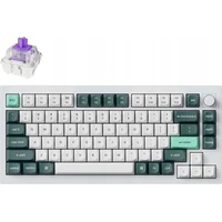 Keychron Q1 HE herní klávesnice (US) (Gateron nebula switch) bílá - Klávesnice