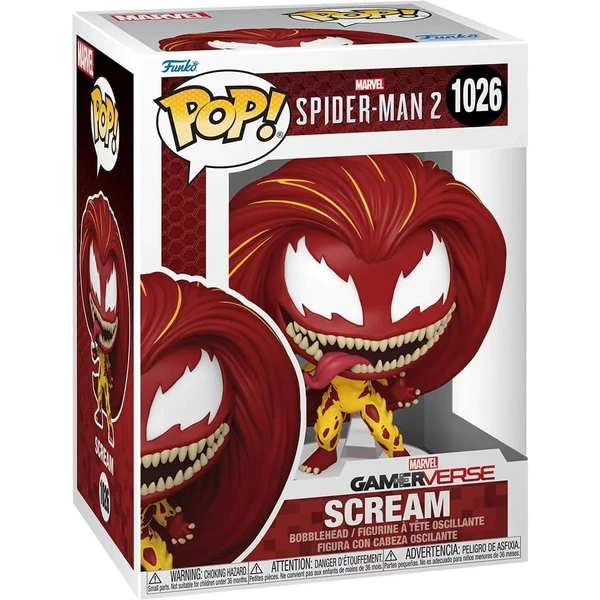Funko POP! #1026 Games: Spider Man 2 (VG 2023) - Scream - Funko POP! - Obrázek D1YB000K01