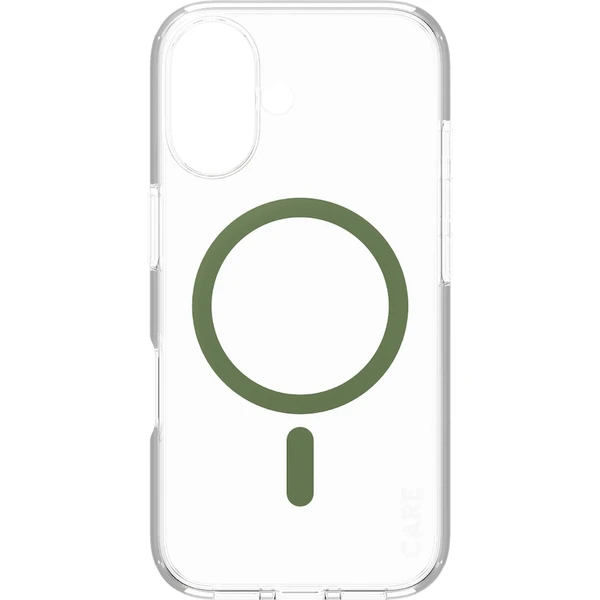 PanzerGlass® CARE kryt Apple iPhone 16 MagSafe Urban Combat čirý/zelený - Pouzdra - Obrázek D208000P01