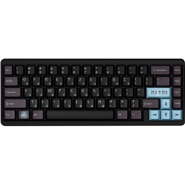 Varmilo Muse65 HE Gateron Magnetic Jade Pro (US) Asgard Černá