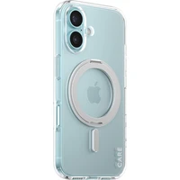 PanzerGlass® CARE kryt Apple iPhone 16 MagSafe KickStand čirý/šedý - Pouzdra
