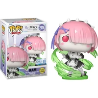 Funko POP! #2116 Animation Plus: Re:ZERO - Ram (Wind Magic) (GITD) - Funko POP!