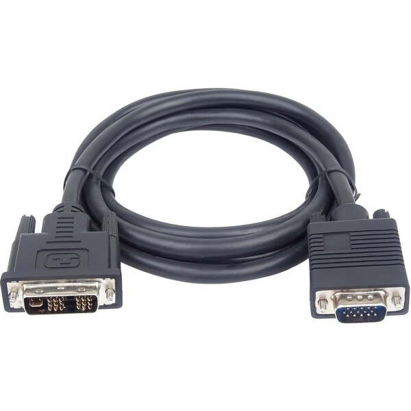 PremiumCord DVI-I/VGA kabel 2m černý