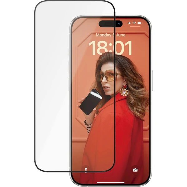 PanzerGlass Ceramic tvrzené sklo Apple iPhone 15 Pro s instalačním rámečkem - Ochranné folie a skla - Obrázek D2V7000L01