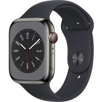 Apple Watch Series 8 Cellular 45mm ocel - Chytré hodinky