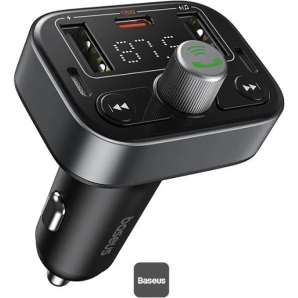 Baseus S09 Pro FM transmitter černý - FM Transmittery - Obrázek D32R000K01