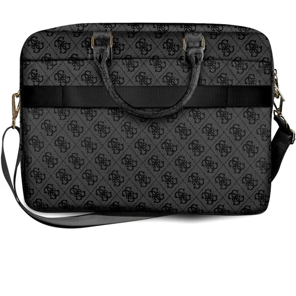 Guess PU 4G Metal Logo brašna pro 15/16" Macbook/notebook šedá/zlatá - Brašny - Obrázek D3A8100501