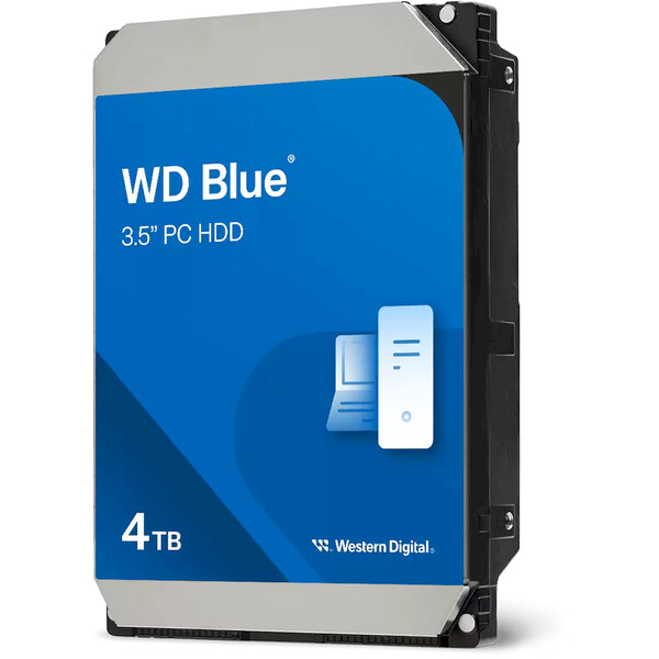 WD BLUE WD40EZAX 4TB SATA/600 256MB cache 5400 ot. 180 MB/s, SMR