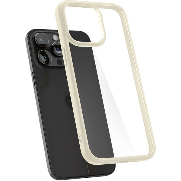 Spigen Ultra Hybrid kryt iPhone 15 Pro béžový - Pouzdra - Obrázek D409000601