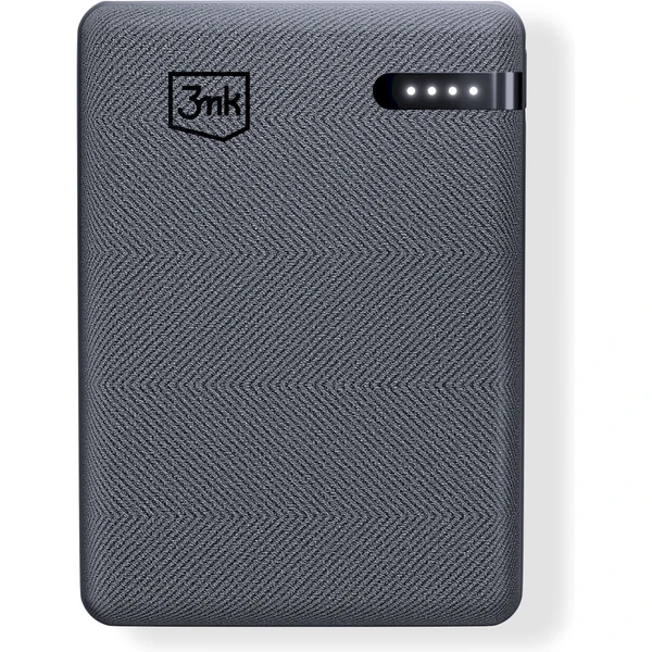 3mk Pocket Powerbank 5000mAh 12W šedá - Powerbanky - Obrázek D44G000K01