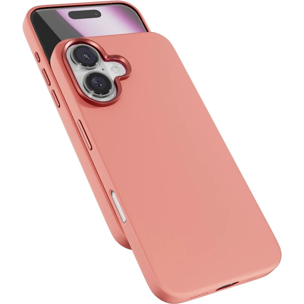 Epico Mag+ Silicone kryt pro iPhone 16 broskově růžová - Pouzdra - Obrázek D46C000L01
