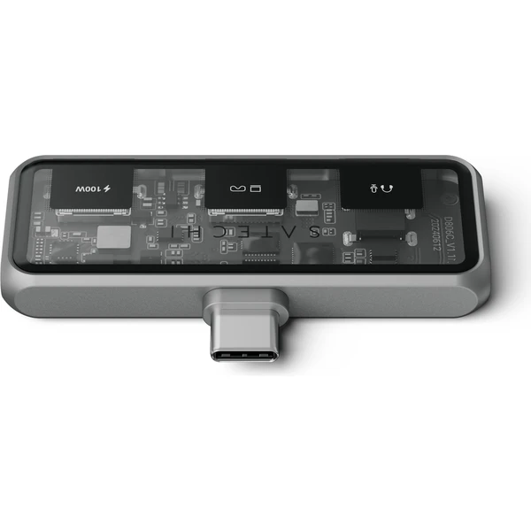 Satechi Mobile XR Hub s duálním USB-C a audio portem vesmírně šedý - USB huby - Obrázek D4BF000O01