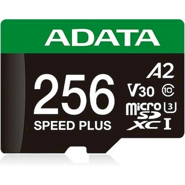 ADATA Speed Plus microSDXC 256GB + SD adaptér - Paměťové karty - Obrázek D4SK000K01