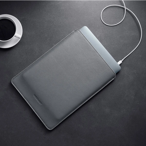 Woolnut Leather Sleeve kožené pouzdro MacBook Pro 13"/MacBook Air 13" šedé - Pouzdra - Obrázek D4SR100501