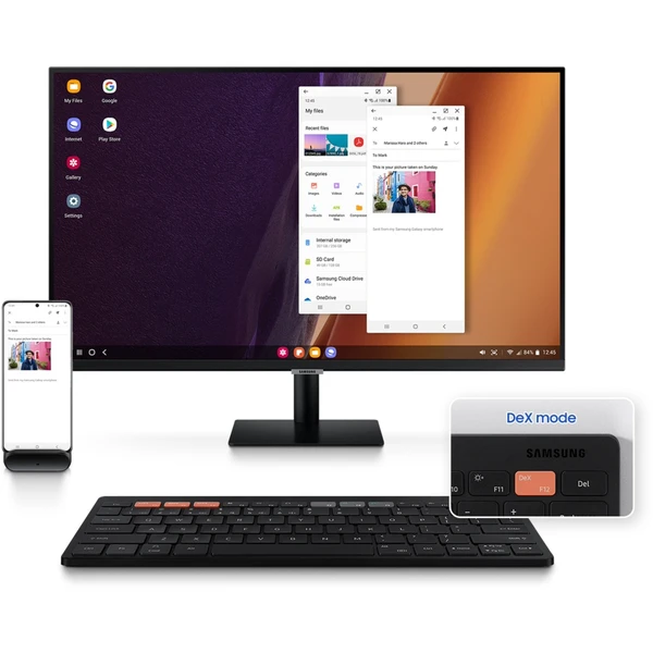 Samsung Trio 500 Smart Keyboard bílá - Klávesnice - Obrázek D5CX000501