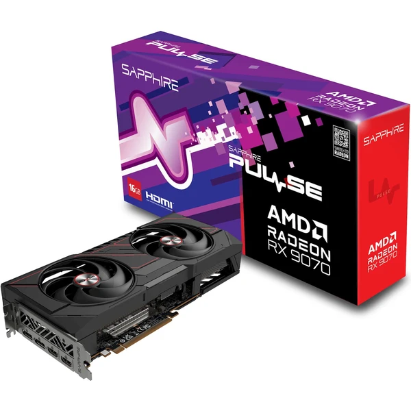 Sapphire PULSE AMD Radeon RX 9070 GAMING 16GB - Grafické karty - Obrázek D5LE000L01