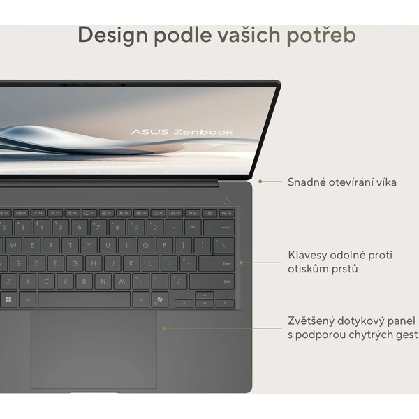ASUS Zenbook A14 (UX3407RA-OLED027X) šedý + 3 roky záruka po registraci - Notebooky - Obrázek D5NB000P01
