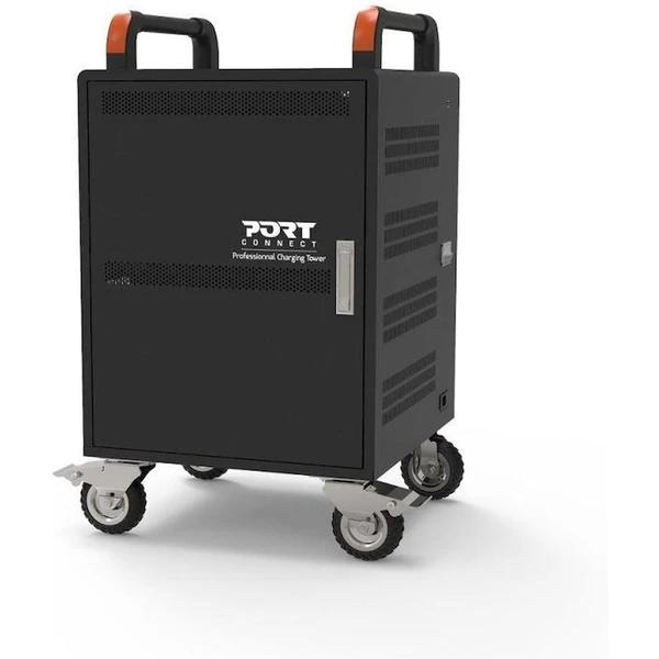 Port Connect 20 notebooků + rack U19" nabíjecí úložiště černý - Nabíječky - Hlavní obrázek