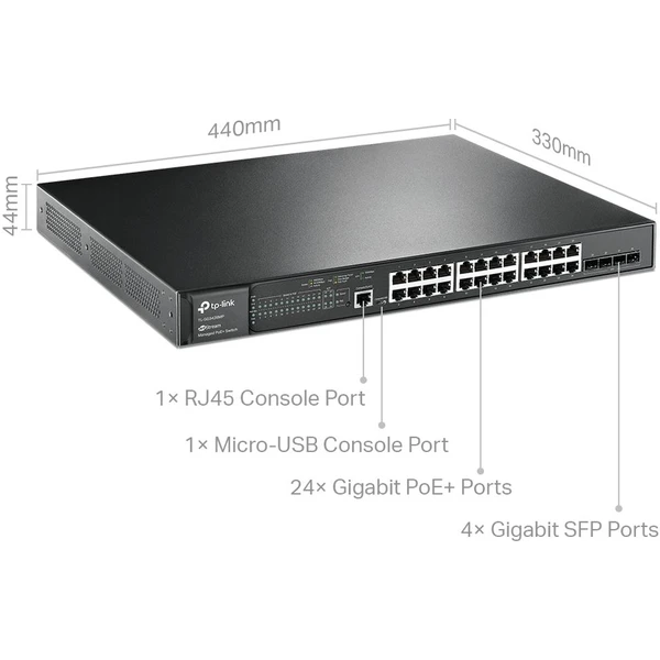 TP-Link TL-SG3428MP switch - Switche - Obrázek D5XY600301