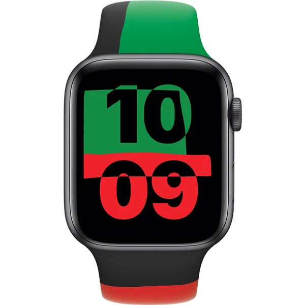 Apple Watch 49/45/44/42mm sportovní řemínek Black Unity S/M - Řemínky - Obrázek D629000601