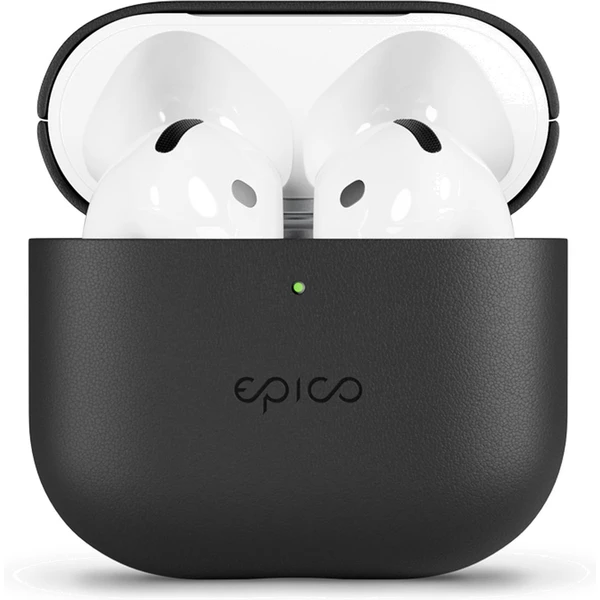 Epico kožený kryt pro Apple Airpods 4 černý - Pouzdra - Obrázek D6C9000K01