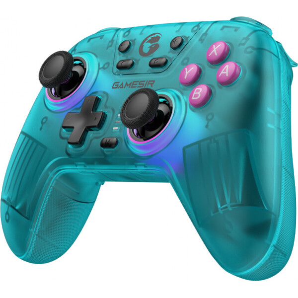 GameSir Nova multiplatformní herní ovladač Neon Teal (PC/Switch/mobile)