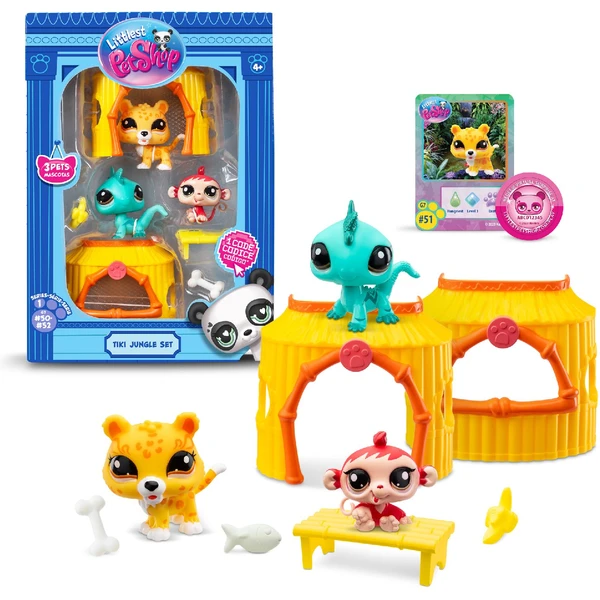 Littlest Pet Shop 3 figurky Džungle - Figurky - Obrázek D6O7000K01