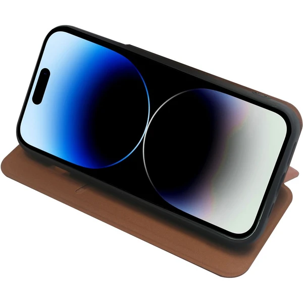 RhinoTech flipové pouzdro Eco Case pro Apple iPhone 14 Pro hnědé - Pouzdra - Obrázek D6X7000701