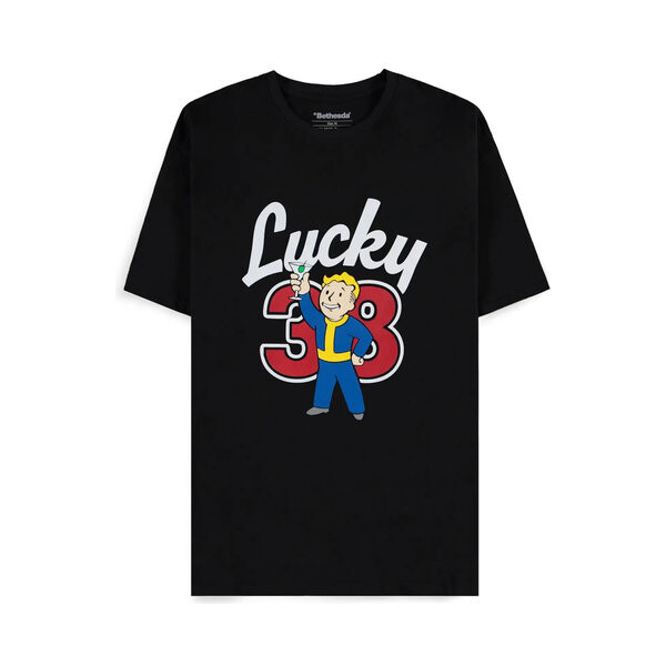 Tričko Difuzed Fallout - Lucky 38 Cocktail XXL Černá