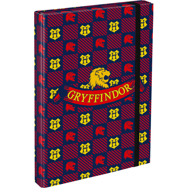 Desky na školní sešity BAAGL A4 Harry Potter Nebelvír