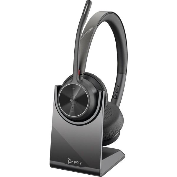 HP Poly Voyager 4320 + BT700 dongle + Charging Stand 77Z00AA Černá