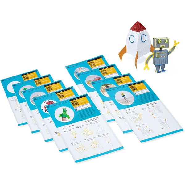 3Doodler 3D Pero Start+ Bundle + 147 náplní, 12 šablon, 9 karet aktivit, podložka - 3D Pera - Obrázek D79F000J01